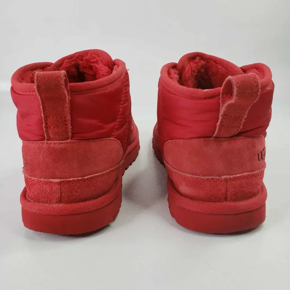 Ugg Neumel Red Chukka Boots Men's Size 7 Shoes Women’s Size 8 Christmas